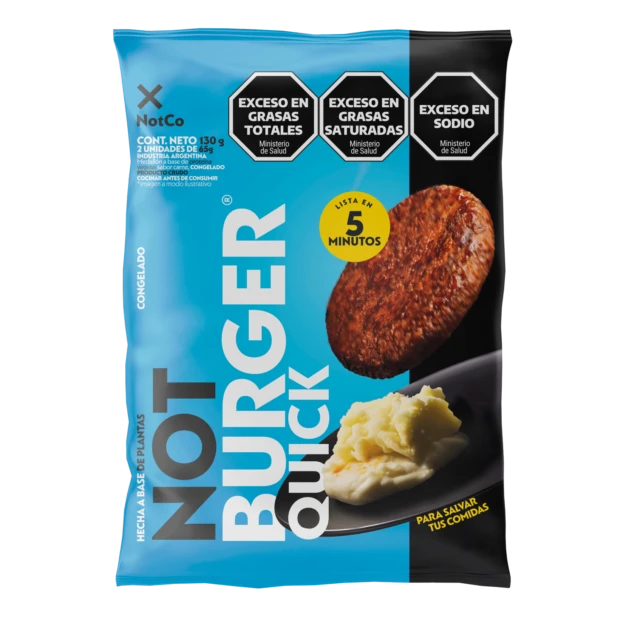 NOT BURGER QUICK "NOT CO" X 2U