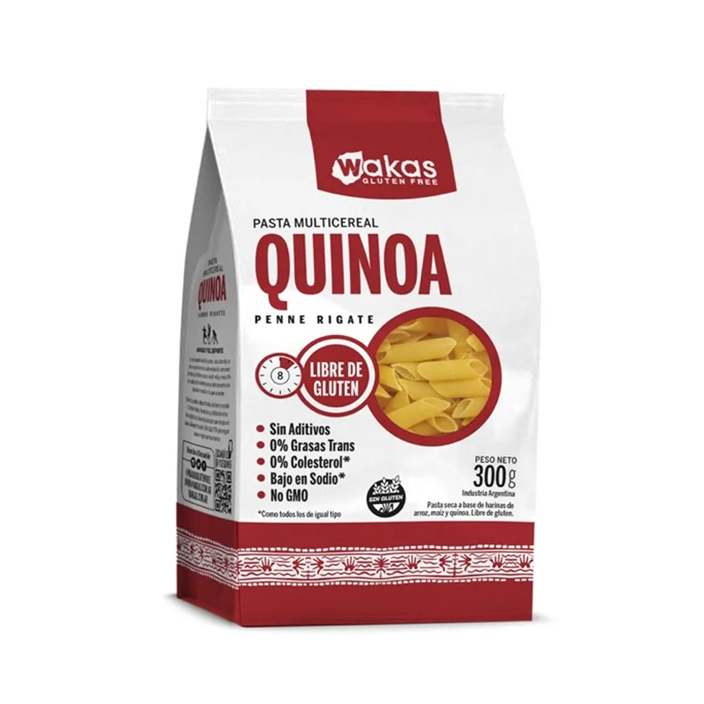 PASTA MULTICEREAL "WAKAS" QUINOA X 300 GR