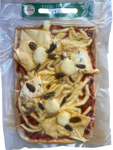 Pizza Integral "Biscotti" 4 Quesos