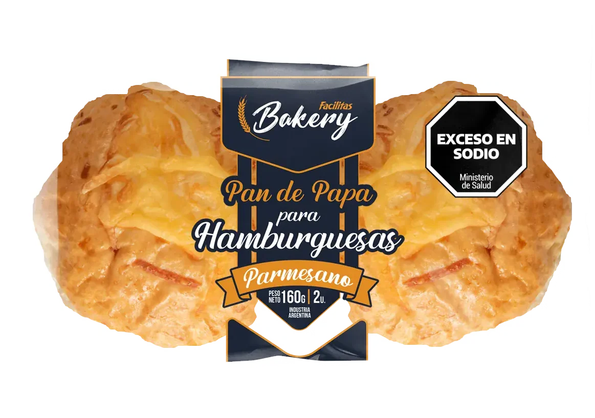 PAN DE PAPA "FACILITAS" BAKERY CON PARMESANO X 2