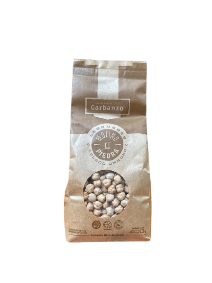 GRANO GARBANZO "MOLINO DE PIEDRAS" X 400GR