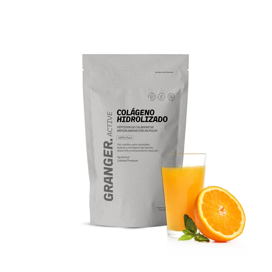 COLAGENO HIDROLIZADO "GRANGER" CLEAR SABOR NARANJA X 250GR