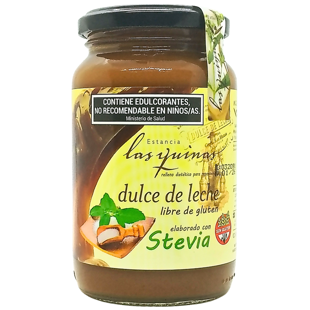 DULCE DE LECHE "LAS QUINAS" CON STEVIA X 450