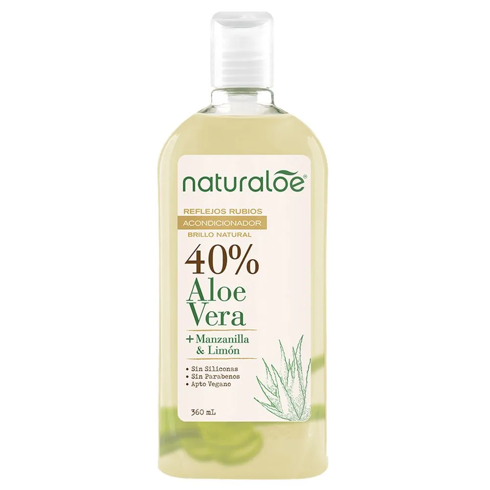 ACONDICIONADOR "NATURALOE" REFLEJOS RUBIOS X 360 ML