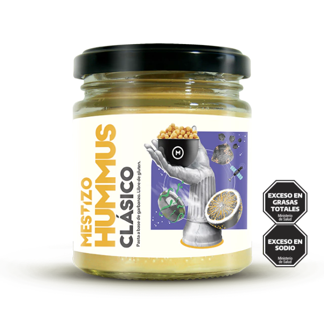 HUMMUS DE GARBANZOS CLASICO "MESTIZO" X 175GR