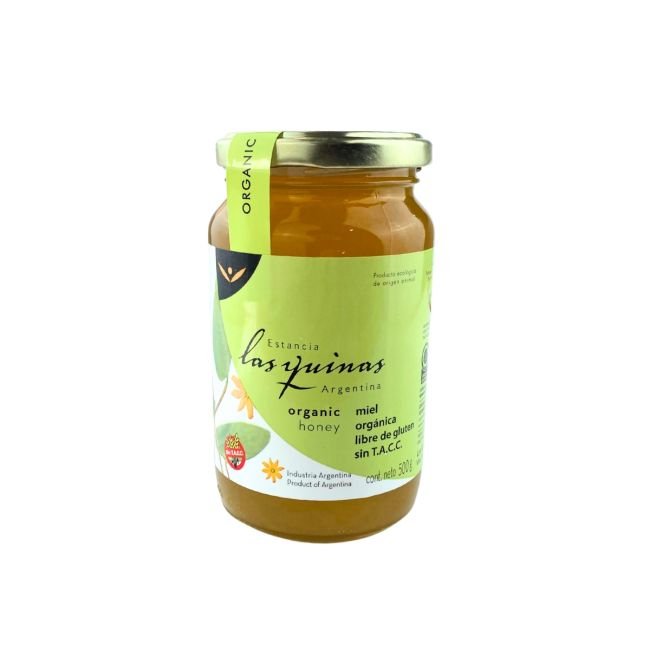 MIEL ORGANICA LIBRE DE GLUTEN "LAS QUINAS" X 500