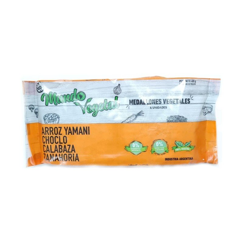 MEDALLON "MUNDO VEGETAL" YAMANI CHOCLO CALABAZA X 400GR