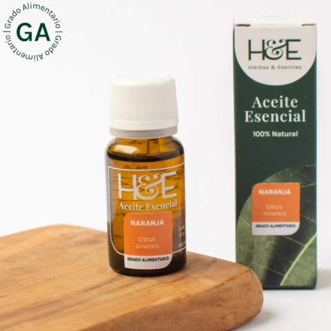ACEITE ESENCIAL "HIERBAS Y ESENCIAS" NARANJA 100% NATURAL X 10CC