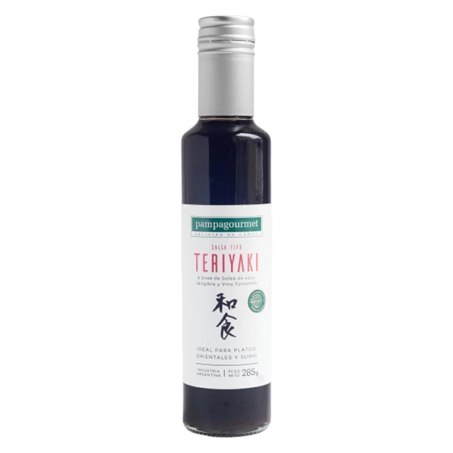 SALSA TERIYAKI "PAMPA GOURMET" CON VINO TORRONTES X 285