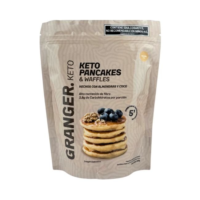 PREMEZCLA PANCAKES "GRANGER" AND WAFFLES CON ALMENDRAS Y COCO