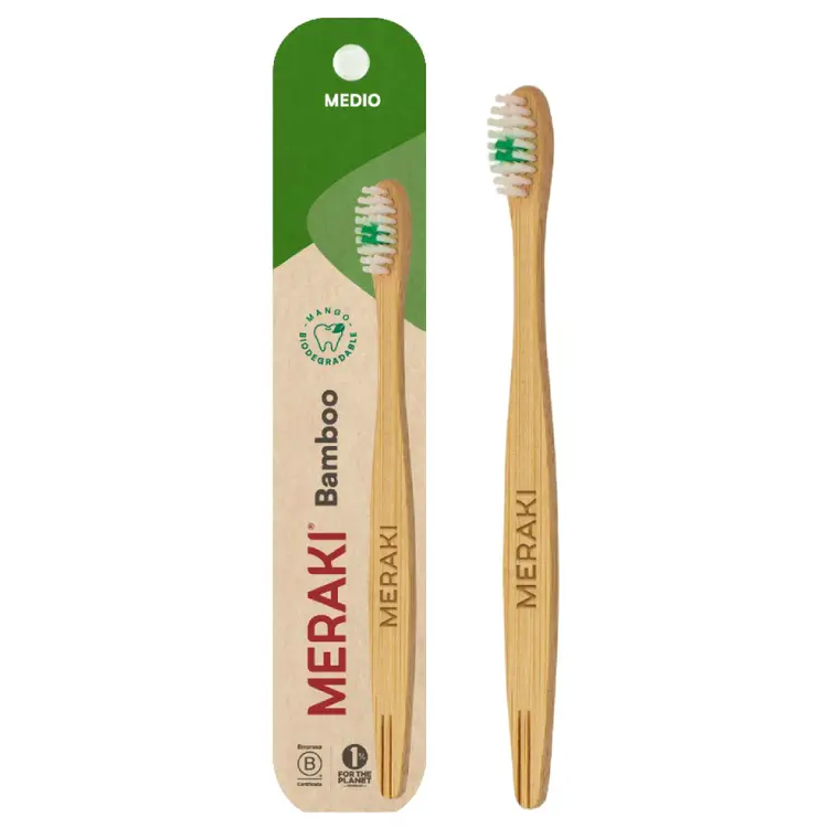 CEPILLO BAMBOO "MERAKI" MEDIO