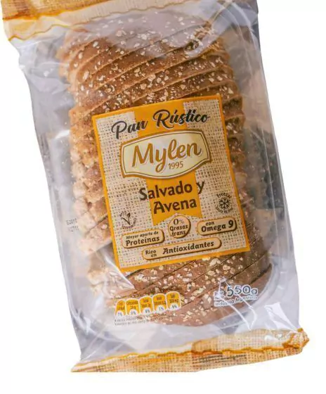 PAN RUSTICO "MYLEN" SALVADO Y AVENA X 550 GR