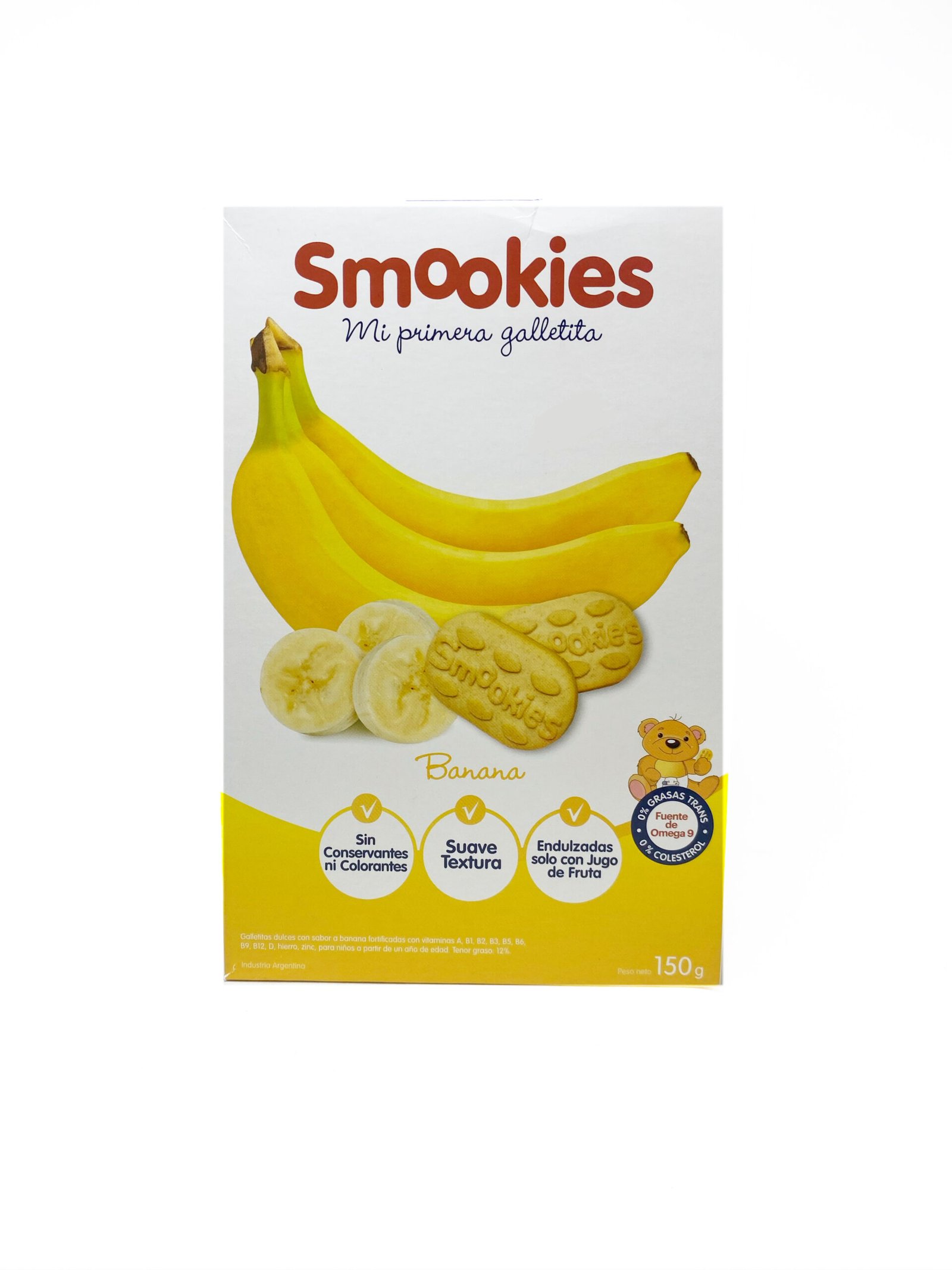 GALLETITAS BANANA "SMOOKIES BABY" X 150 GR