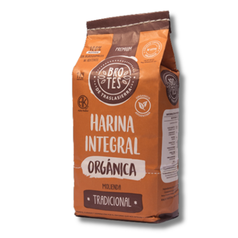 HARINA INTEGRAL ORGANICA "BROTES DE TRASLASIERRA" TRADICIONAL X KG