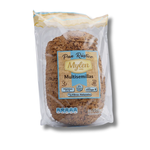 PAN RUSTICO "MYLEN" MULTISEMILLAS X 550 GR