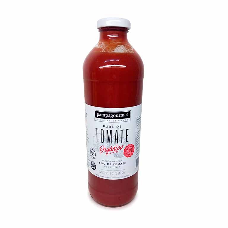 PURE DE TOMATE ORGANICO "PAMPA GOURMET" X 900