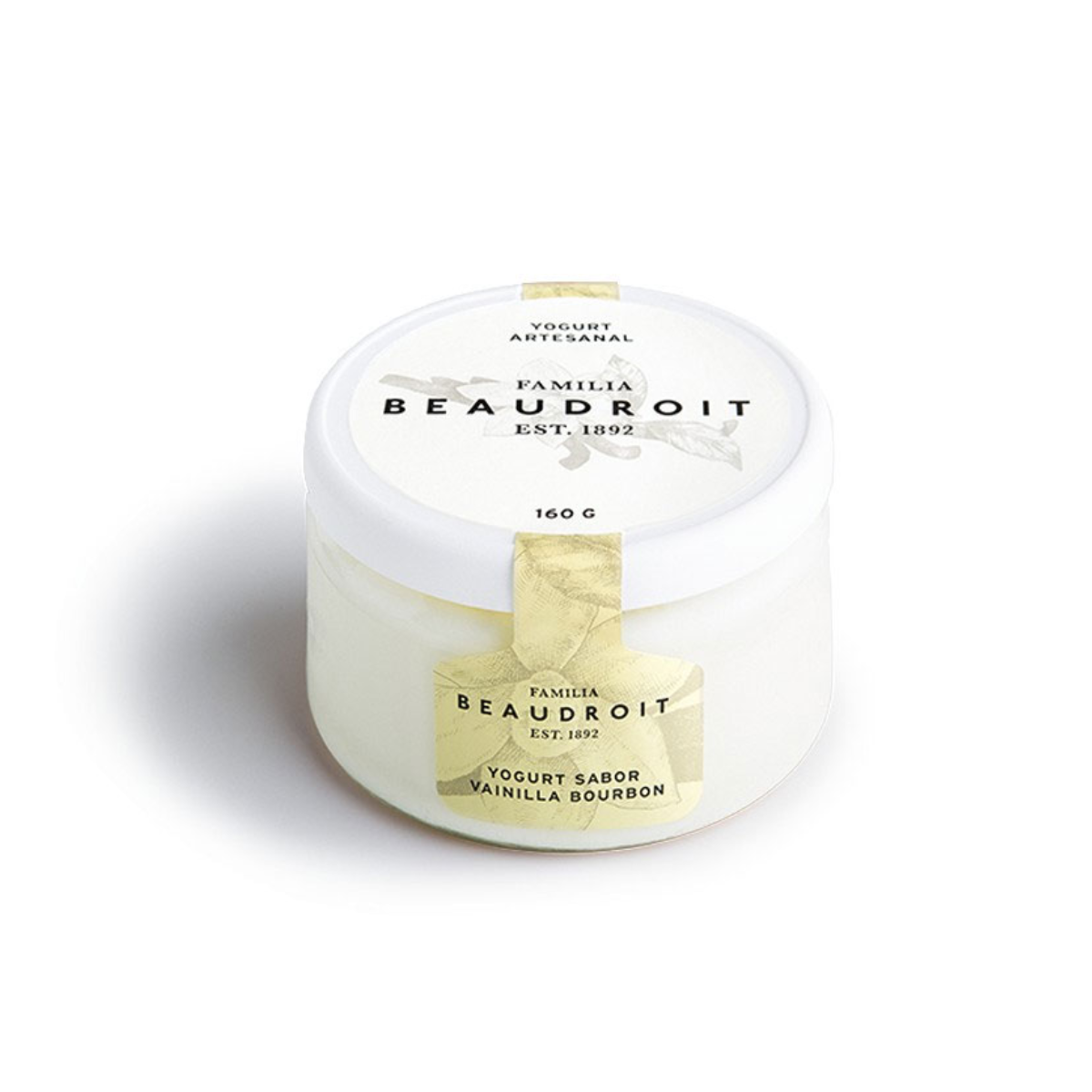 YOGUR ENTERO "BEAUDROIT" VAINILLA X 160GR