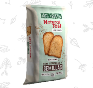 TOSTADAS CON SEMILLAS "NATURAL TOST" X 200 GR