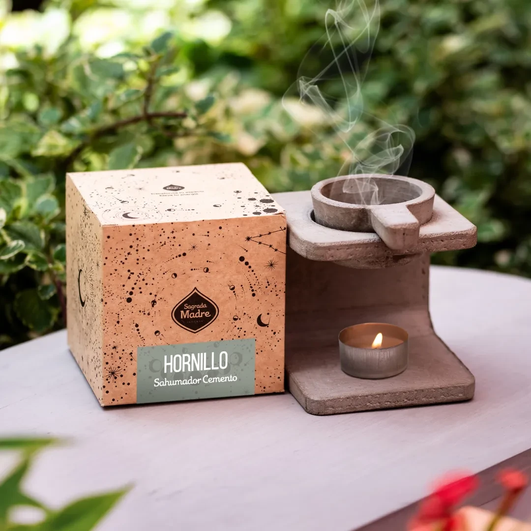SAHUMADOR "SAGRADA MADRE" HORNILLO 3 EN 1
