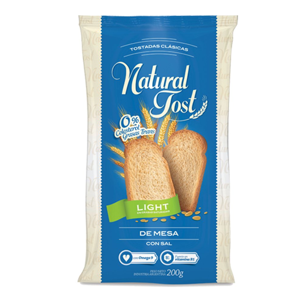 TOSTADAS CLASICAS "NATURAL TOST" X 200 GR