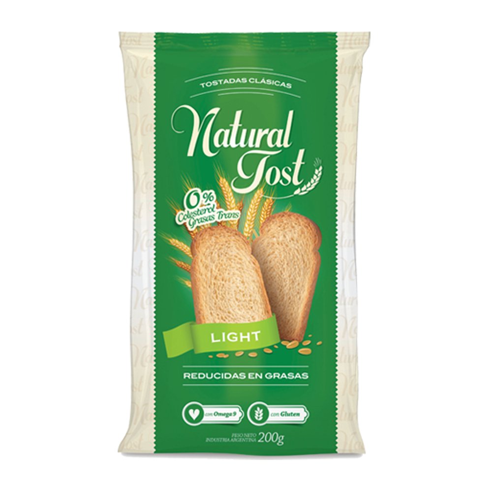 TOSTADAS "NATURAL TOST" LIGHT X 200 GR