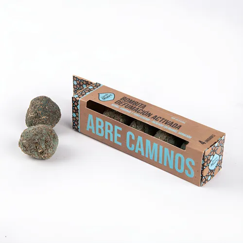 BOMBITA "SAGRADA MADRE" LINEA DEFUMACION ACTIVADA ABRECAMINOS X 4U