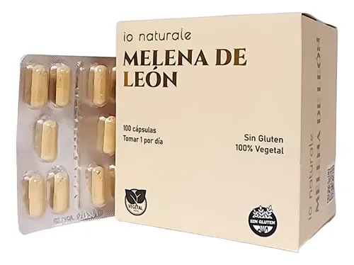 BLISTER MELENA DE LEON "IO NATURALE" X 10 CAPSULAS