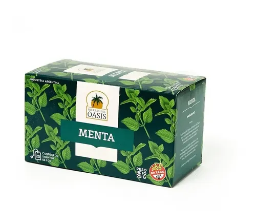 TE DE MENTA "HIERBAS DEL OASIS" X 25 U