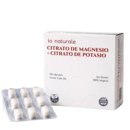BLISTER CITRATO DE MAGNESIO Y POTASIO "IO NATURALE" X 10 CAPSULAS
