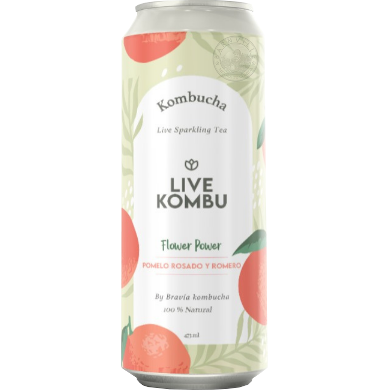 KOMBUCHA "LIVE KOMBU" FLOWER POWER X 473 ML