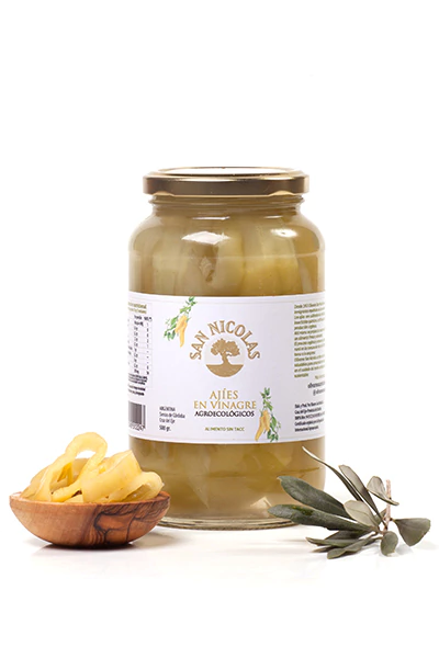 AJIES EN VINAGRE "SAN NICOLAS" X 250 GR
