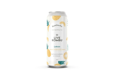 KOMBUCHA "LIVE KOMBU" CARIBEÑA SIN GLUTEN X 473 ML