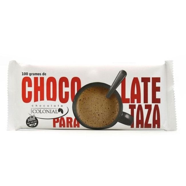 CHOCOLATE PARA TAZA "COLONIAL" ORGANICO X 100 GR