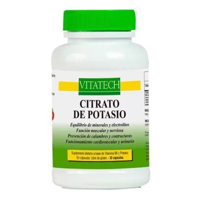 CITRATO DE POTASIO "VITATECH" X 30 CAPSULAS