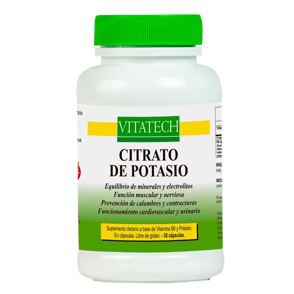 CITRATO DE POTASIO "VITATECH" X 30 CAPSULAS
