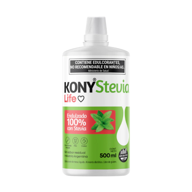 STEVIA LIQUIDA "KONY" LIFE 100 % STEVIA X 500 ML