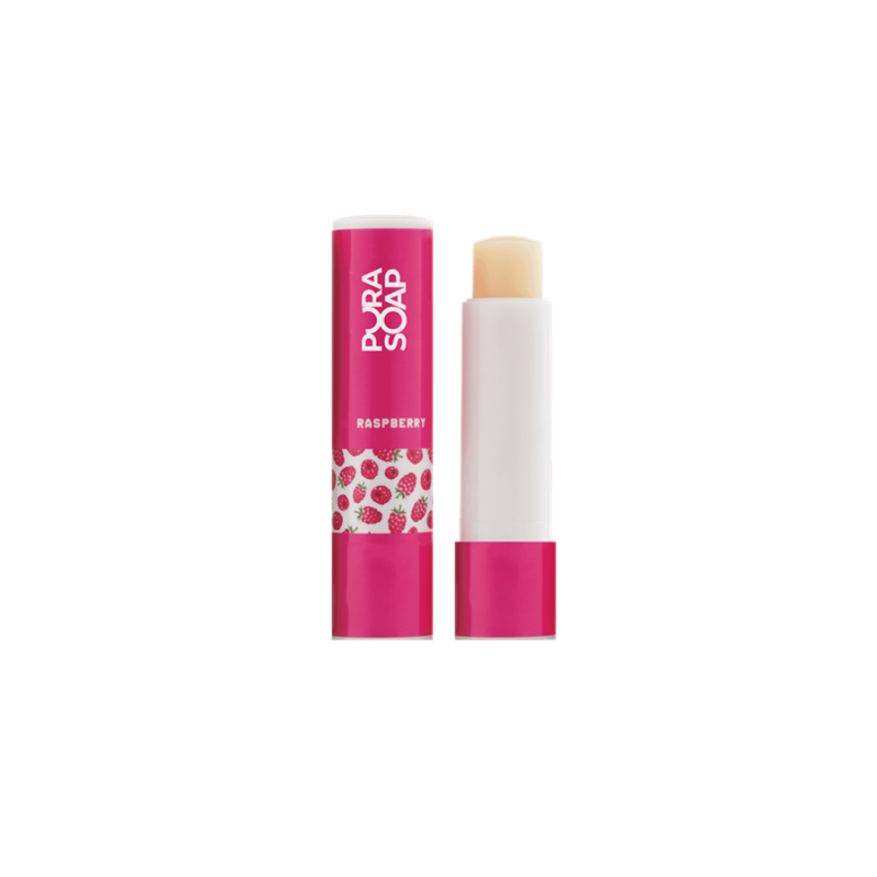 BALSAMO LABIAL RASPBERRY "PURA SOAP" X 3.5 GR