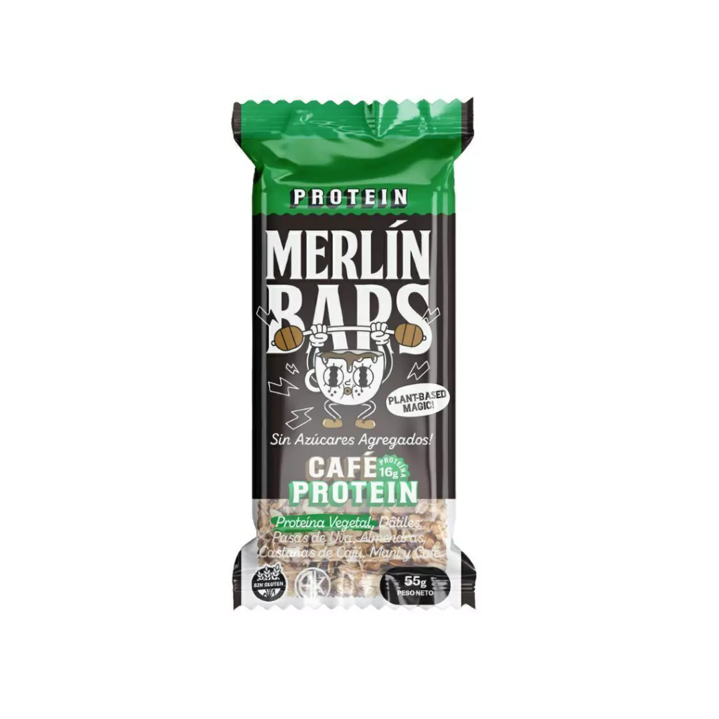 BARRA PROTEICA "MERLIN" CHOCOLATE SIN AZUCAR X 55 GR