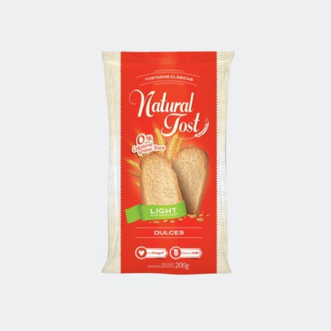 TOSTADAS DULCES "NATURAL TOST" LIGHT X 200 GR