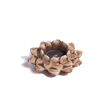 PORTA SAHUMERIO Y BOMBITA "SAGRADA MADRE" FLOR DE LOTO