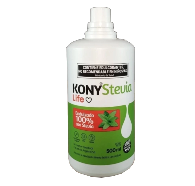 STEVIA LIQUIDA "KONY" LIFE 100 % STEVIA X 500 ML