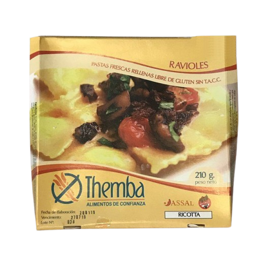 RAVIOLES "THEMBA" DE RICOTA X 210 GR