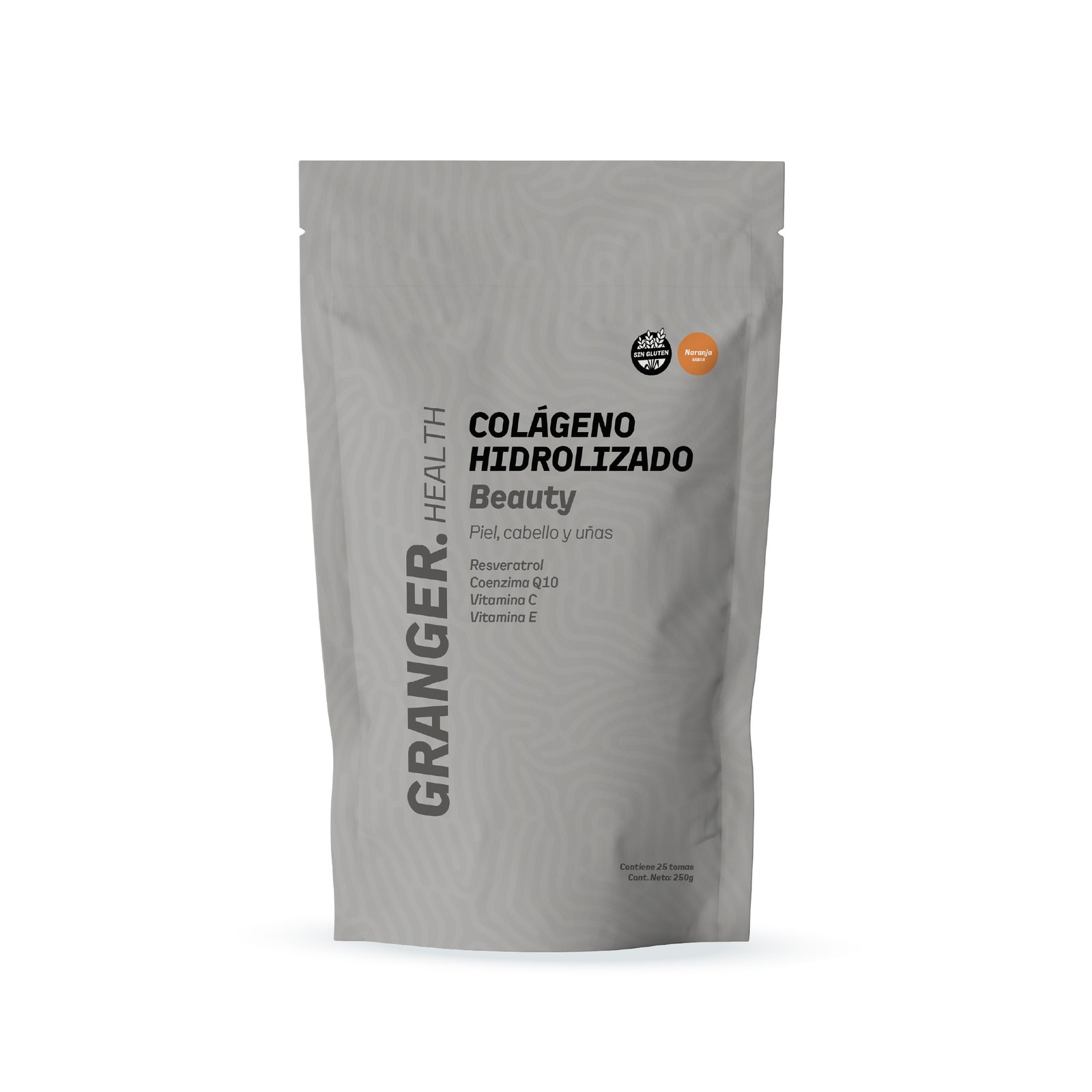 COLAGENO HIDROLIZADO "GRANGER" BEAUTY NARANJA X 250 GR