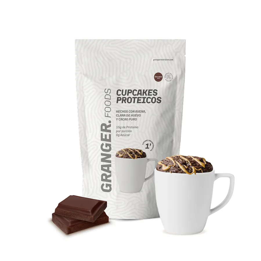CUPCAKE PROTEICO "GRANGER" CHOCOLATE X 360 GR *