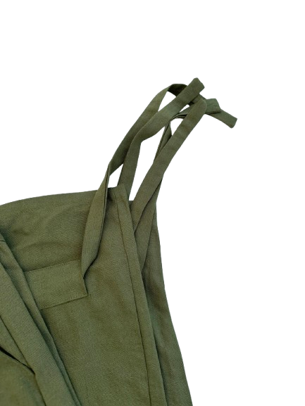PANTALON DE LINO "GUAINA DEL SUR" VERDE S