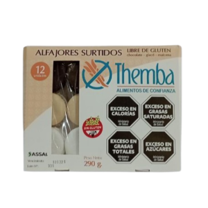 ALFAJORES "THEMBA" SURTIDOS SIN TACC X 12