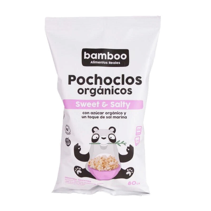 POCHOCLO ORGANICO "BAMBOO" SWEET AND SALTY X 80 GR
