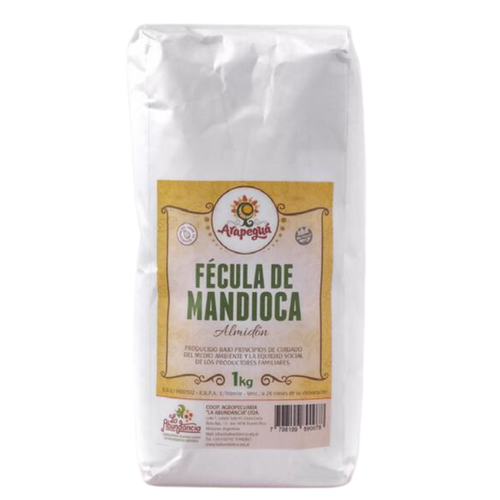 FECULA DE MANDIOCA "ARAPEGUA" AGROECOLOGICA X 1 KG