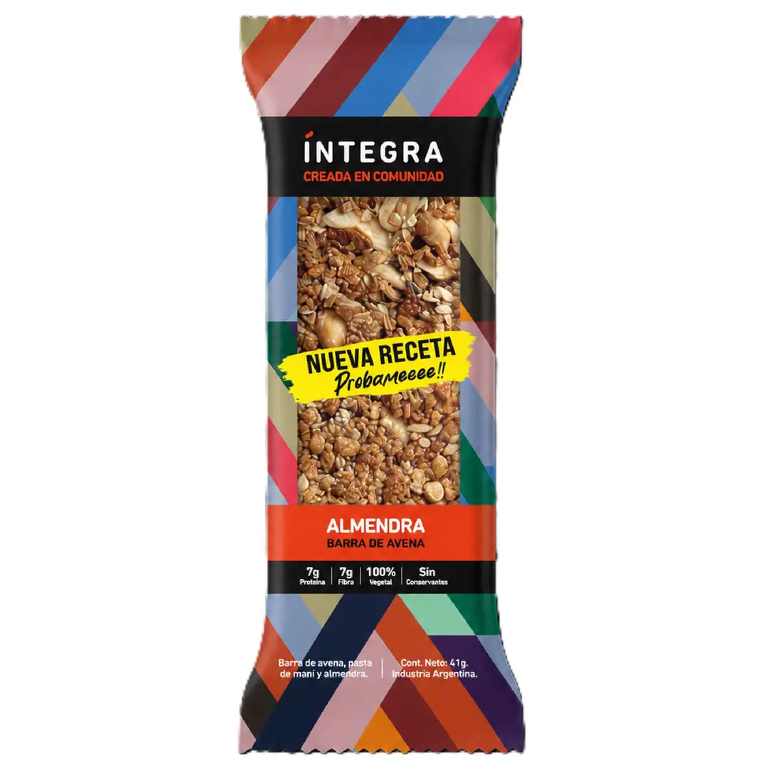 BARRA "INTEGRA" DE AVENA CON ALMENDRAS