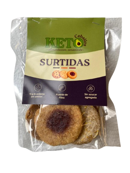 GALLETITAS KETO «KETO CEBALLOS» SURTIDAS